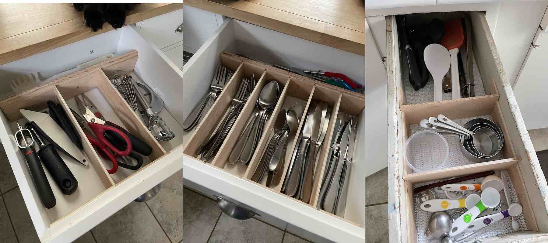 organized drawers!